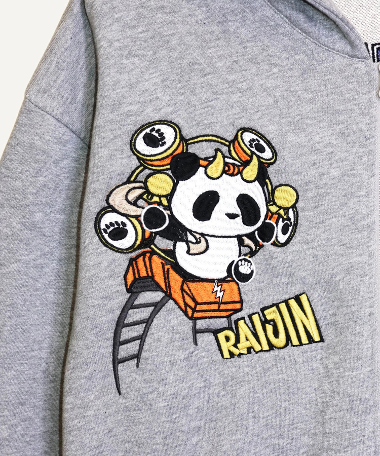 PANDIESTA(パンディエスタ) |SB PANDIESTA 熊猫風雷神 コースター フルジップパーカー(536602 MENS/WOMENS）