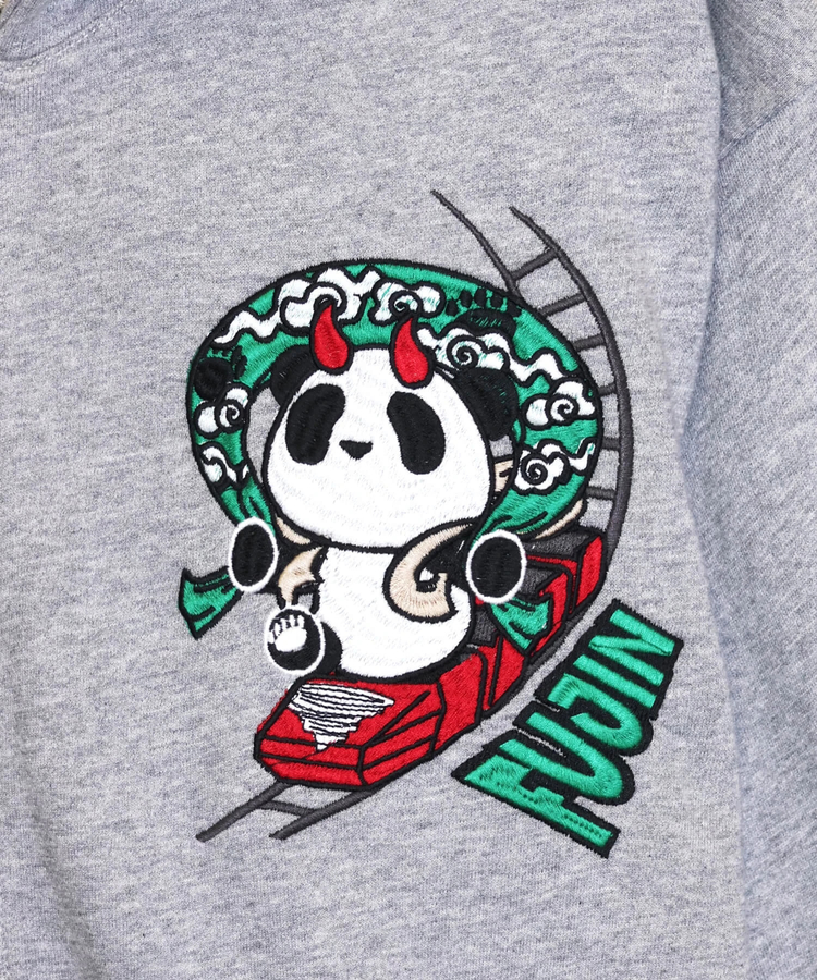 PANDIESTA(パンディエスタ) |SB PANDIESTA 熊猫風雷神 コースター フルジップパーカー(536602 MENS/WOMENS）