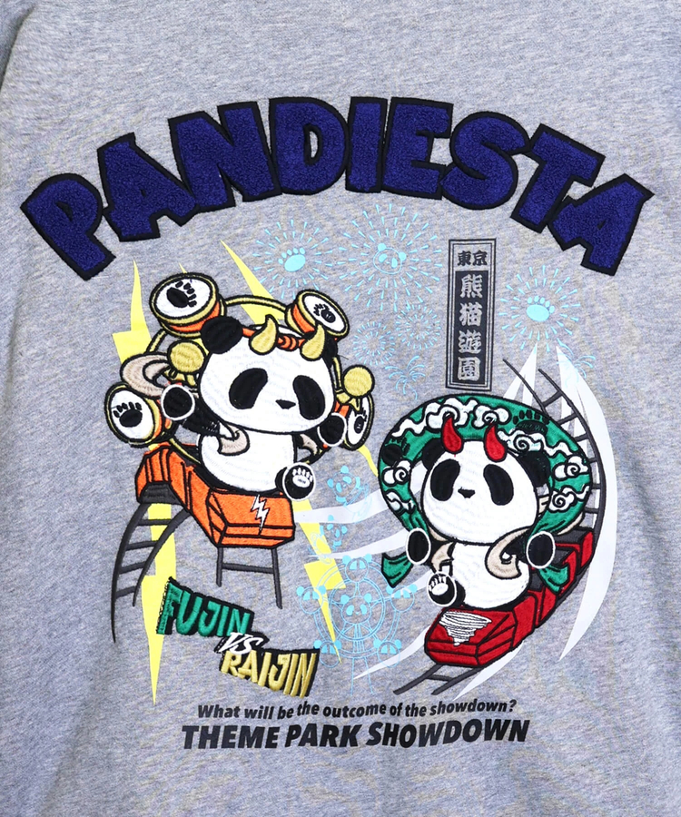 PANDIESTA(パンディエスタ) |SB PANDIESTA 熊猫風雷神 コースター フルジップパーカー(536602 MENS/WOMENS）