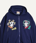 PANDIESTA(パンディエスタ) |SB PANDIESTA 熊猫風雷神 コースター フルジップパーカー(536602 MENS/WOMENS）