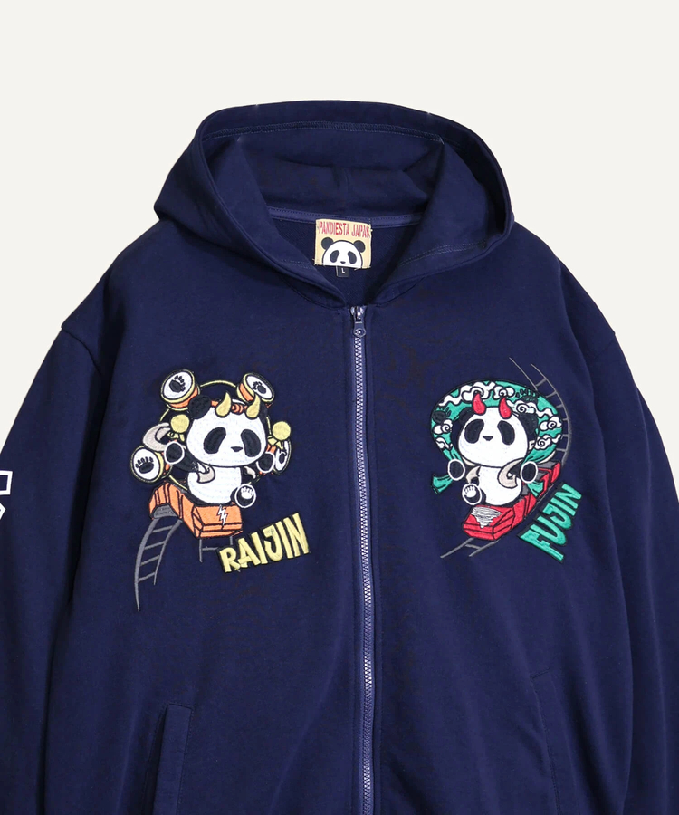 PANDIESTA(パンディエスタ) |SB PANDIESTA 熊猫風雷神 コースター フルジップパーカー(536602 MENS/WOMENS）
