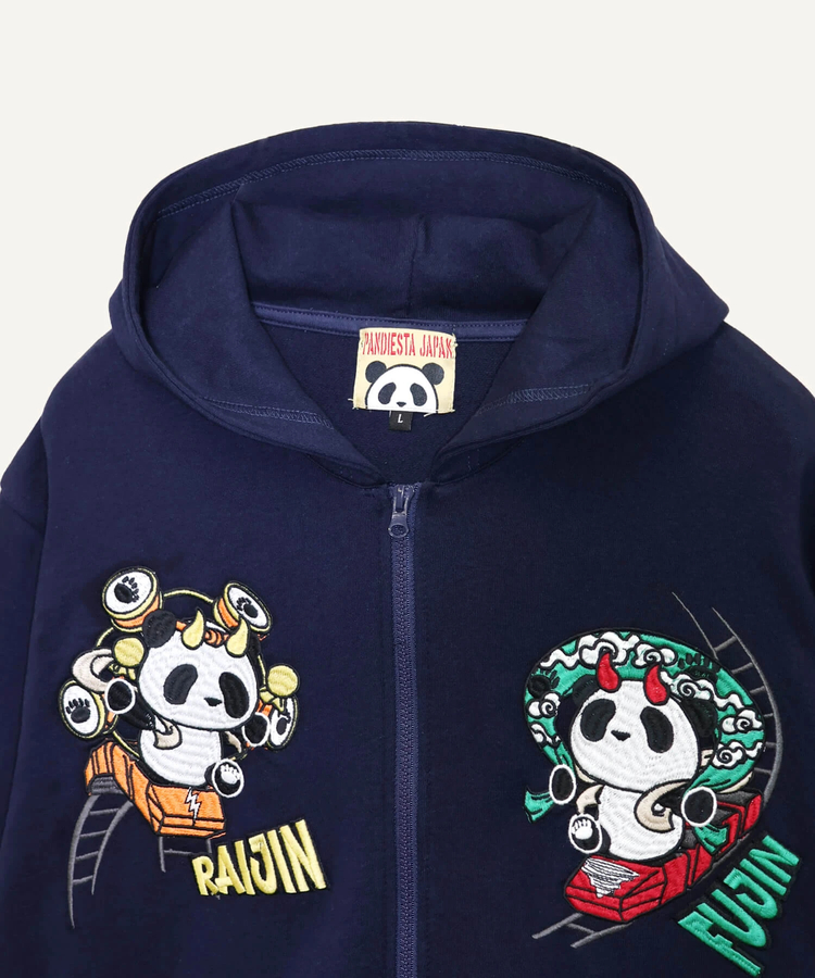 PANDIESTA(パンディエスタ) |SB PANDIESTA 熊猫風雷神 コースター フルジップパーカー(536602 MENS/WOMENS）