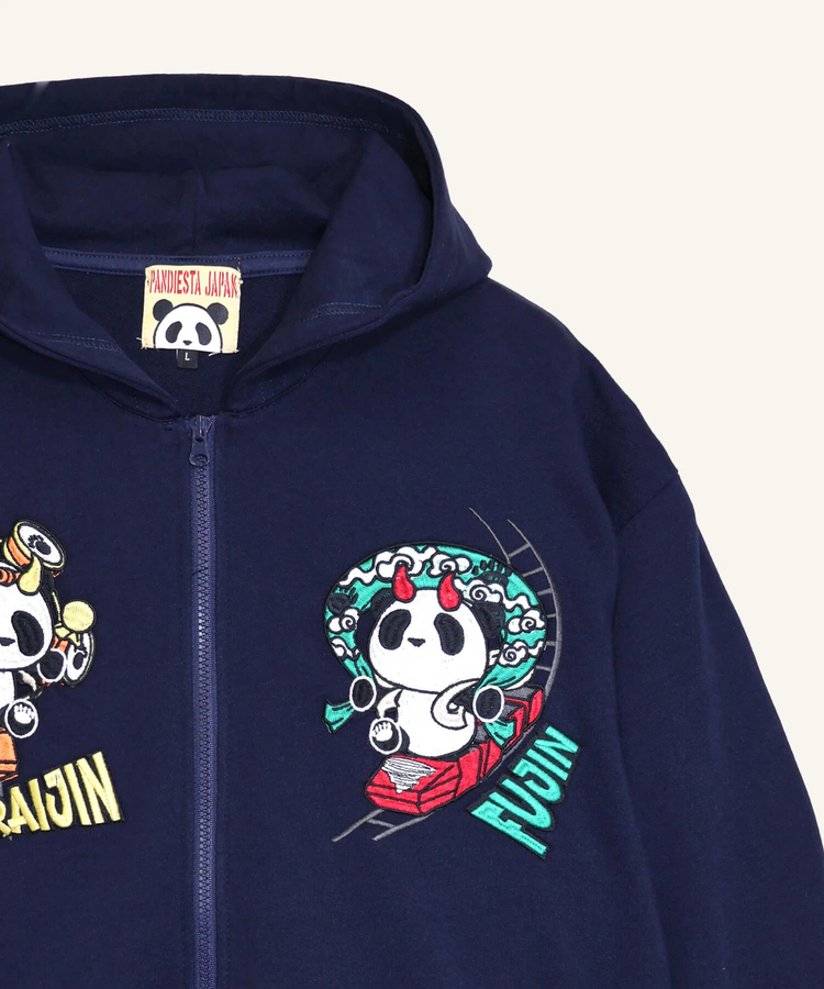 PANDIESTA(パンディエスタ) |SB PANDIESTA 熊猫風雷神 コースター フルジップパーカー(536602 MENS/WOMENS）
