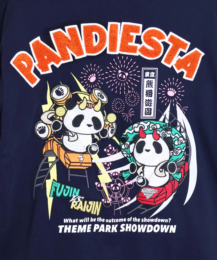 PANDIESTA(パンディエスタ) |SB PANDIESTA 熊猫風雷神 コースター フルジップパーカー(536602 MENS/WOMENS）