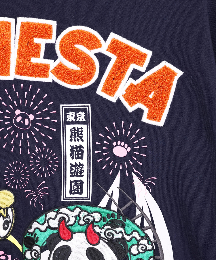 PANDIESTA(パンディエスタ) |SB PANDIESTA 熊猫風雷神 コースター フルジップパーカー(536602 MENS/WOMENS）