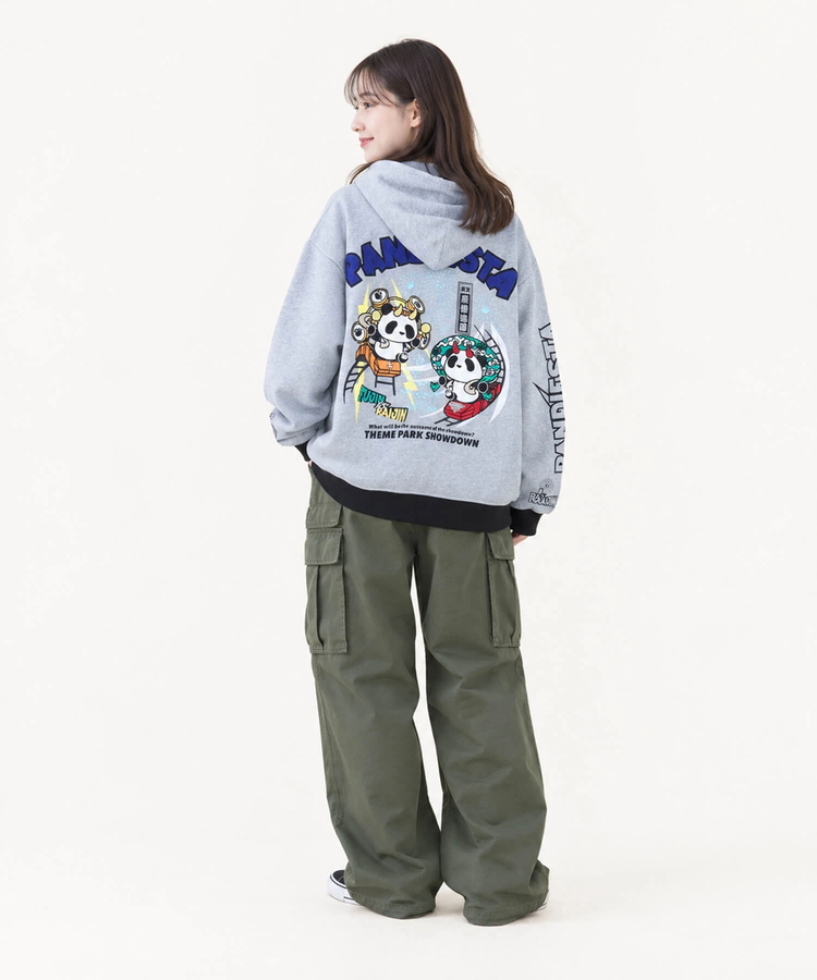 PANDIESTA(パンディエスタ) |SB PANDIESTA 熊猫風雷神 コースター フルジップパーカー(536602 MENS/WOMENS）