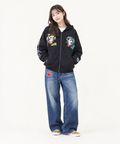 PANDIESTA(パンディエスタ) |SB PANDIESTA 熊猫風雷神 コースター フルジップパーカー(536602 MENS/WOMENS）