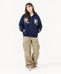PANDIESTA(パンディエスタ) |SB PANDIESTA 熊猫風雷神 コースター フルジップパーカー(536602 MENS/WOMENS）