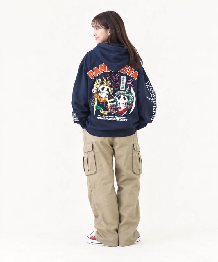 PANDIESTA(パンディエスタ) |SB PANDIESTA 熊猫風雷神 コースター フルジップパーカー(536602 MENS/WOMENS）