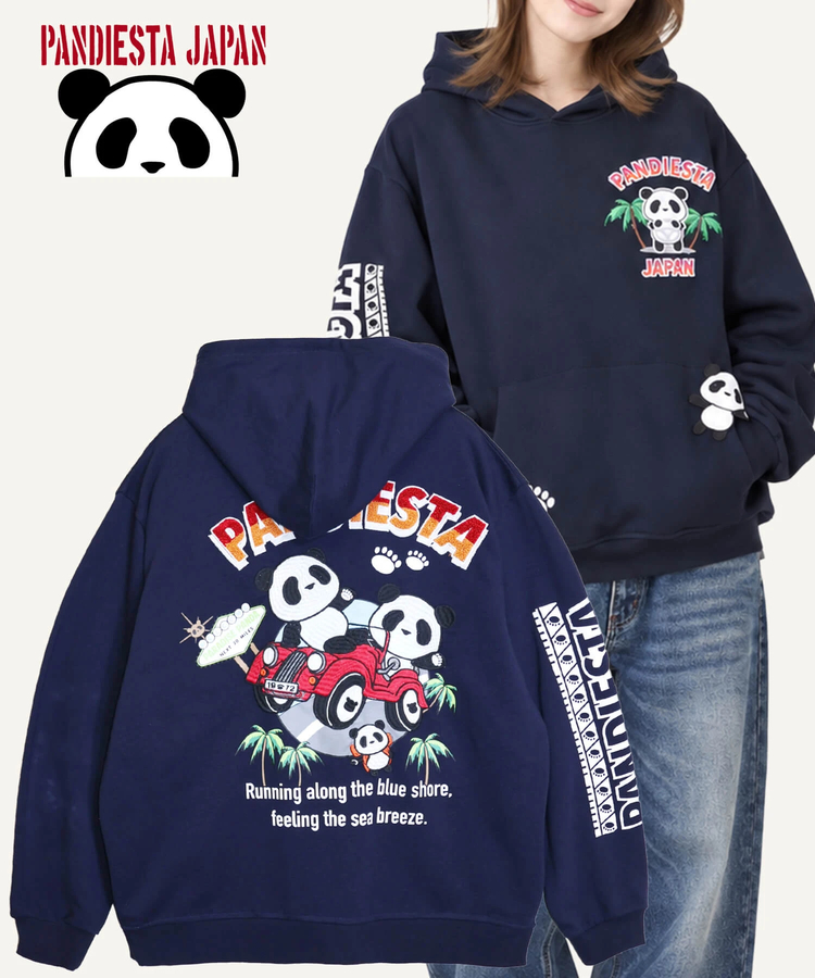 Black pandy ♡プロフ必読♡ SB PANDIESTA カジノライド パンダ プルパーカー(536601 MENS/WOMENS