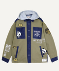 PANDIESTA(パンディエスタ) |SB PANDIESTA デニム 切替 ミリタリー パーカー ジャケット(536950 MENS/WOMENS）
