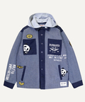 PANDIESTA(パンディエスタ) |SB PANDIESTA デニム 切替 ミリタリー パーカー ジャケット(536950 MENS/WOMENS）