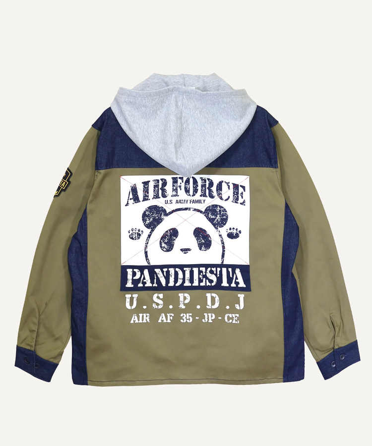 PANDIESTA(パンディエスタ) |SB PANDIESTA デニム 切替 ミリタリー パーカー ジャケット(536950 MENS/WOMENS）