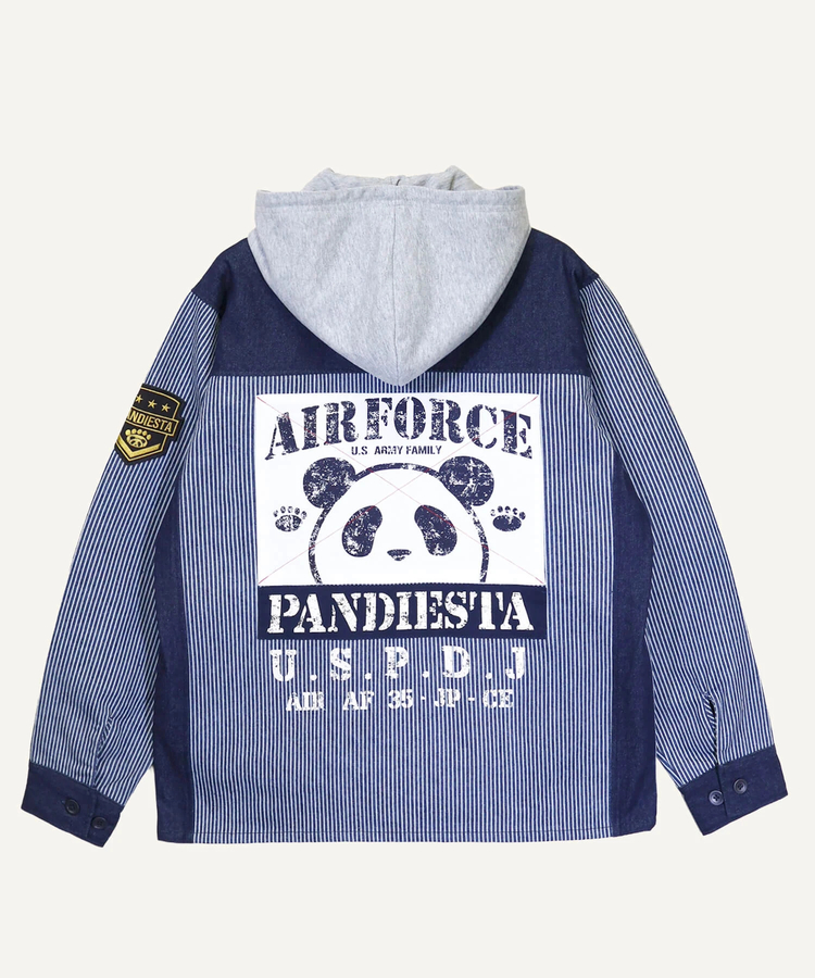 PANDIESTA(パンディエスタ) |SB PANDIESTA デニム 切替 ミリタリー パーカー ジャケット(536950 MENS/WOMENS）