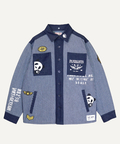 PANDIESTA(パンディエスタ) |SB PANDIESTA デニム 切替 ミリタリー パーカー ジャケット(536950 MENS/WOMENS）