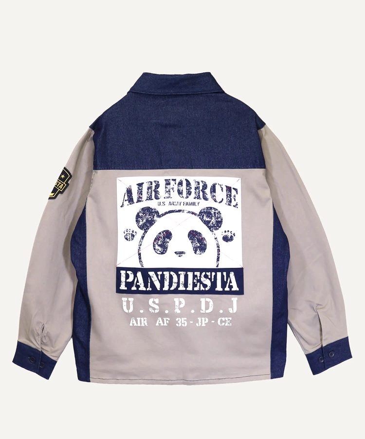 PANDIESTA(パンディエスタ) |SB PANDIESTA デニム 切替 ミリタリー パーカー ジャケット(536950 MENS/WOMENS）