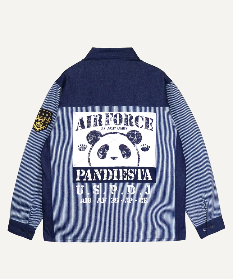 PANDIESTA(パンディエスタ) |SB PANDIESTA デニム 切替 ミリタリー パーカー ジャケット(536950 MENS/WOMENS）