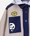 PANDIESTA(パンディエスタ) |SB PANDIESTA デニム 切替 ミリタリー パーカー ジャケット(536950 MENS/WOMENS）