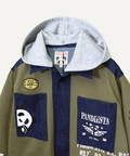 PANDIESTA(パンディエスタ) |SB PANDIESTA デニム 切替 ミリタリー パーカー ジャケット(536950 MENS/WOMENS）
