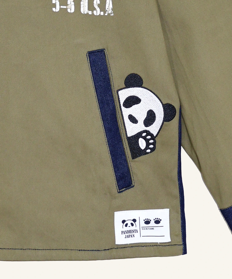 PANDIESTA(パンディエスタ) |SB PANDIESTA デニム 切替 ミリタリー パーカー ジャケット(536950 MENS/WOMENS）