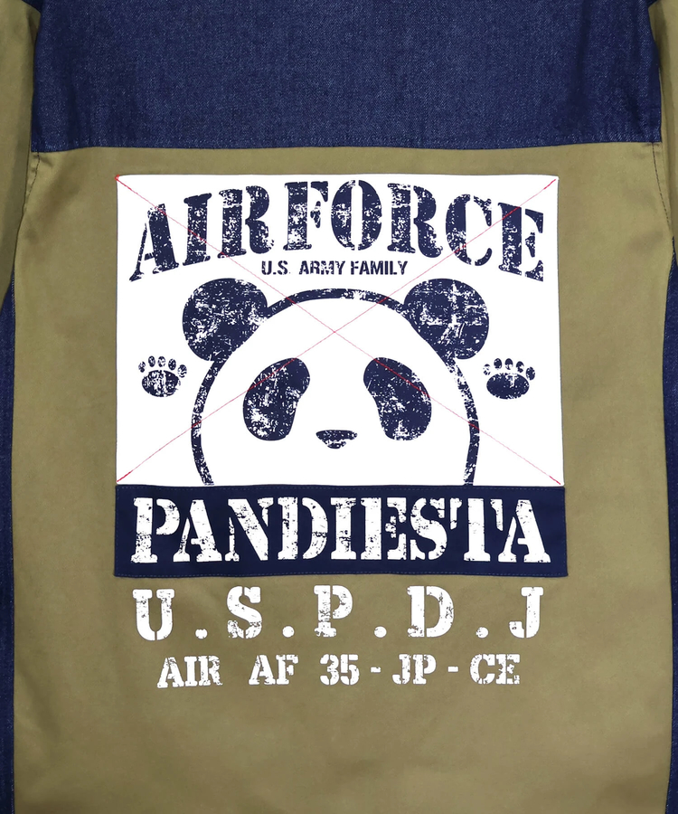 PANDIESTA(パンディエスタ) |SB PANDIESTA デニム 切替 ミリタリー パーカー ジャケット(536950 MENS/WOMENS）