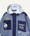 PANDIESTA(パンディエスタ) |SB PANDIESTA デニム 切替 ミリタリー パーカー ジャケット(536950 MENS/WOMENS）