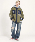 PANDIESTA(パンディエスタ) |SB PANDIESTA デニム 切替 ミリタリー パーカー ジャケット(536950 MENS/WOMENS）