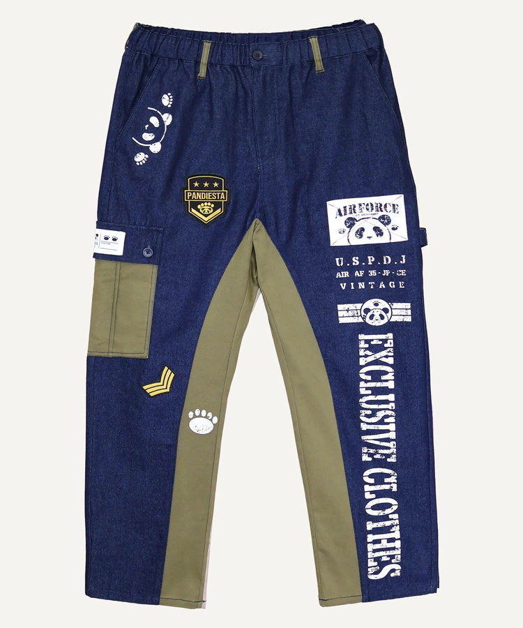 PANDIESTA(パンディエスタ) |SB PANDIESTA デニム 切替 ミリタリー イージーパンツ(536951 MENS/WOMENS）