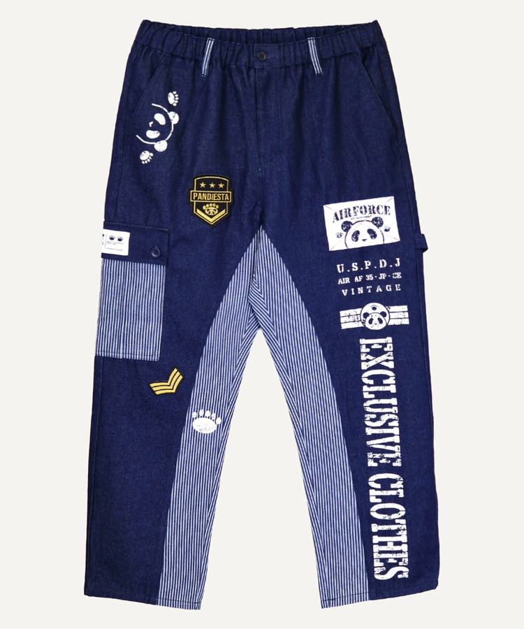 PANDIESTA(パンディエスタ) |SB PANDIESTA デニム 切替 ミリタリー イージーパンツ(536951 MENS/WOMENS）