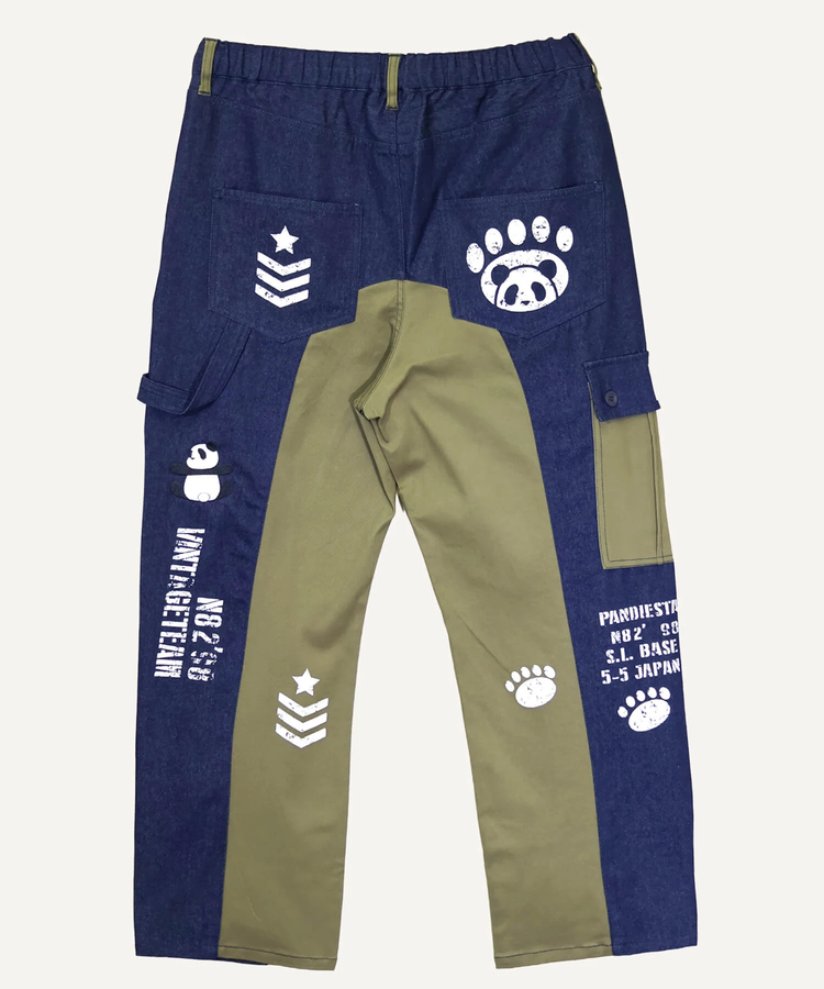 PANDIESTA(パンディエスタ) |SB PANDIESTA デニム 切替 ミリタリー イージーパンツ(536951 MENS/WOMENS）