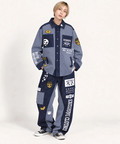 PANDIESTA(パンディエスタ) |SB PANDIESTA デニム 切替 ミリタリー イージーパンツ(536951 MENS/WOMENS）