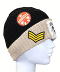 PANDIESTA(パンディエスタ) |SB PANDIESTA 配色切替 ミリタリー 刺繍 ニットキャップ(536953 MENS/WOMENS）