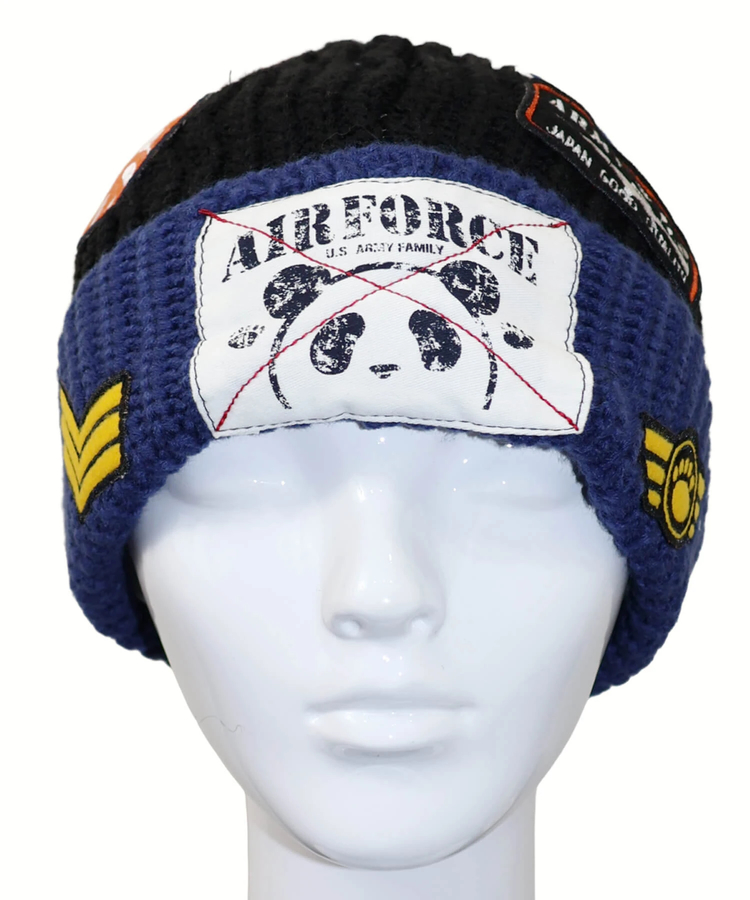 PANDIESTA(パンディエスタ) |SB PANDIESTA 配色切替 ミリタリー 刺繍 ニットキャップ(536953 MENS/WOMENS）
