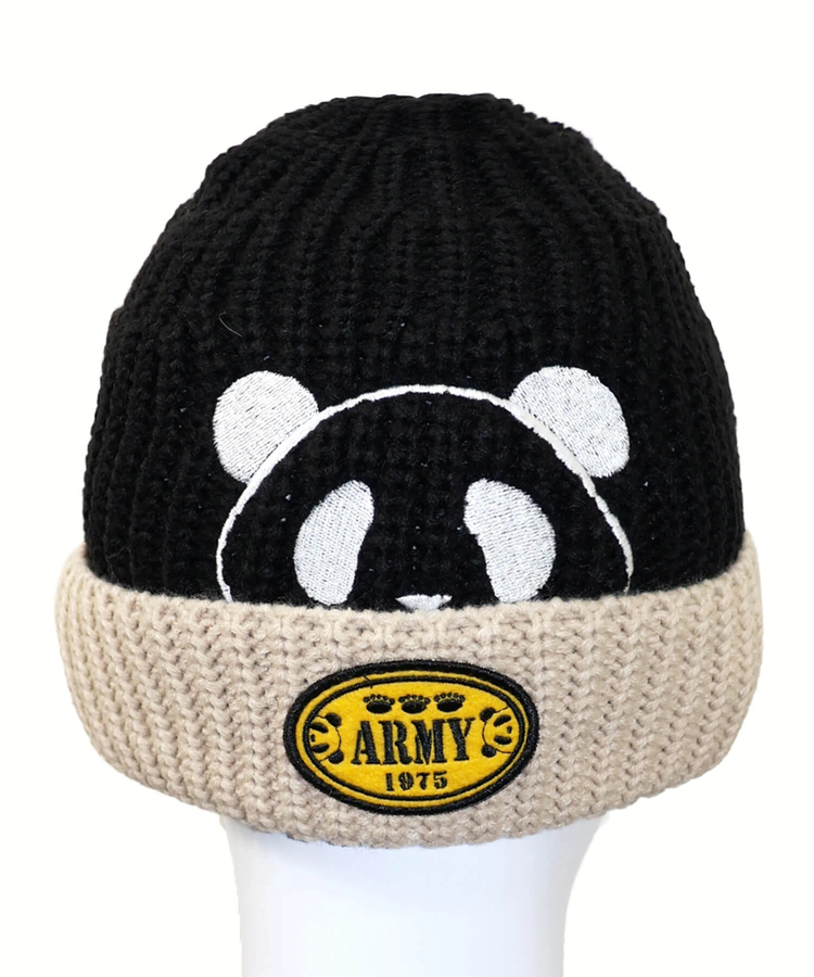 PANDIESTA(パンディエスタ) |SB PANDIESTA 配色切替 ミリタリー 刺繍 ニットキャップ(536953 MENS/WOMENS）