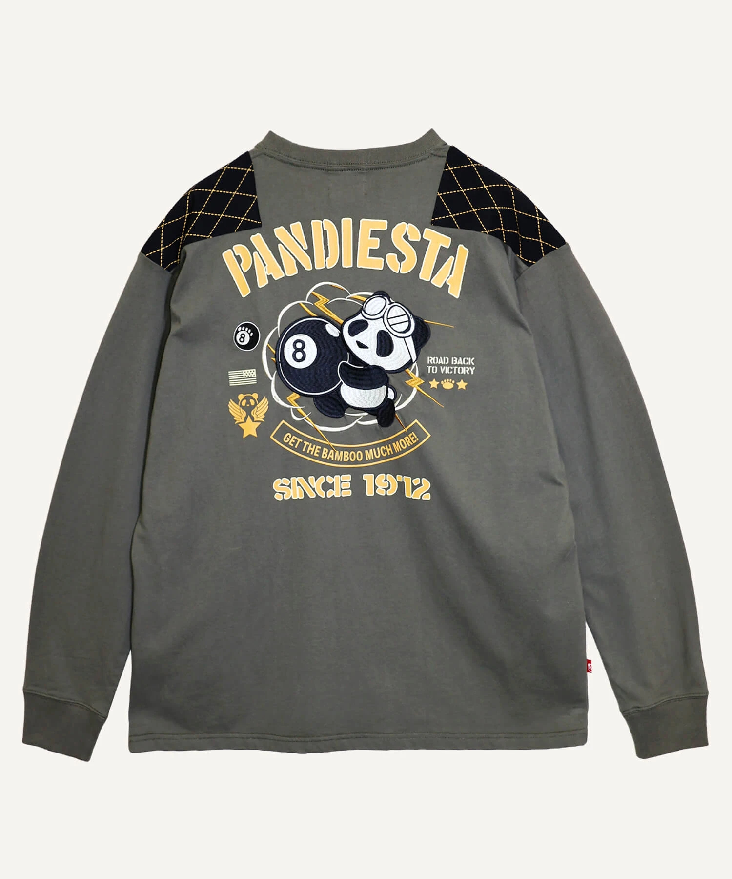 SB PANDIESTA エイトボール パンダ ミリタリー L/STee(536955 MENS