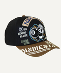 PANDIESTA(パンディエスタ) |SB PANDIESTA エイトボール パンダ ミリタリー カーブバイザー キャップ(536958 MENS/WOMENS）