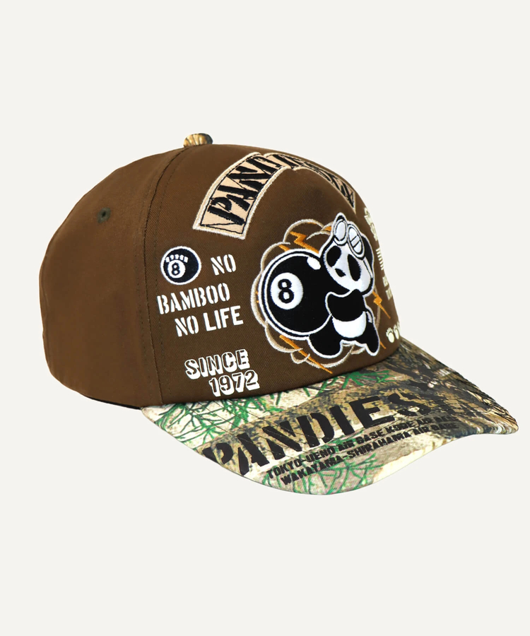 PANDIESTA(パンディエスタ) |SB PANDIESTA エイトボール パンダ ミリタリー カーブバイザー キャップ(536958 MENS/WOMENS）