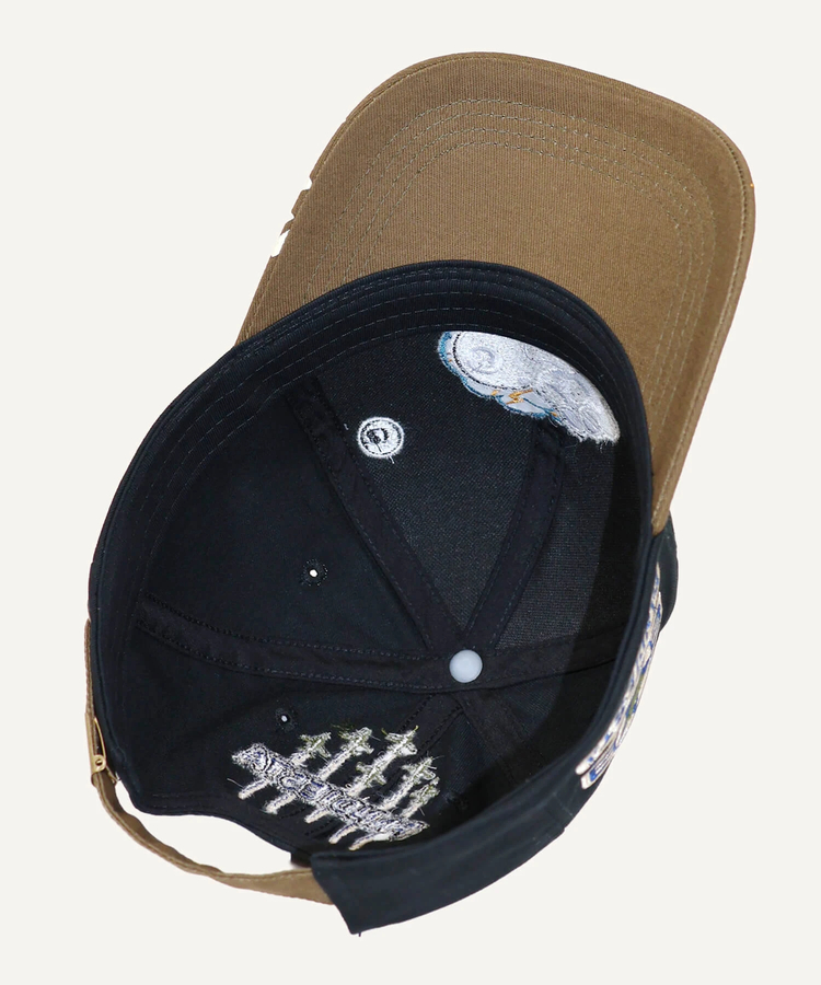 PANDIESTA(パンディエスタ) |SB PANDIESTA エイトボール パンダ ミリタリー カーブバイザー キャップ(536958 MENS/WOMENS）