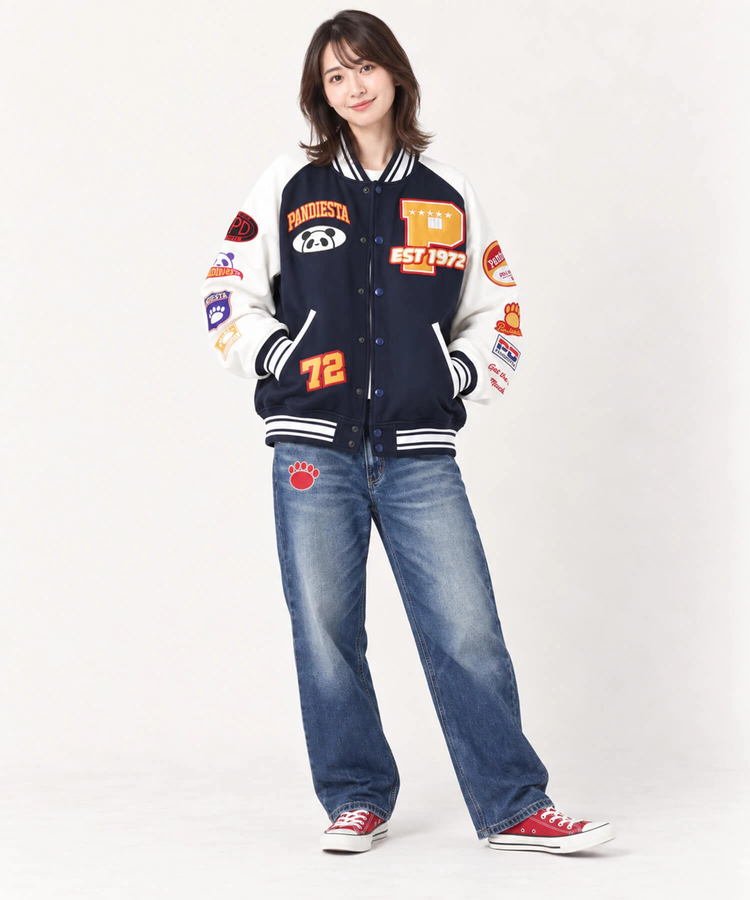 PANDIESTA(パンディエスタ) |SB PANDIESTA ホットロッド パンダ スタジアム ジャケット(536857 MENS/WOMENS）