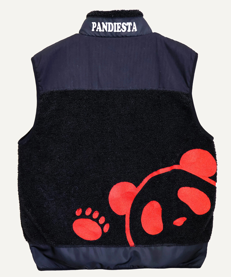 PANDIESTA(パンディエスタ) |SB PANDIESTA カモフラパンダ ボアフリース ベスト(536212 MENS/WOMENS）