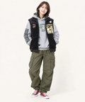 PANDIESTA(パンディエスタ) |SB PANDIESTA カモフラパンダ ボアフリース ベスト(536212 MENS/WOMENS）