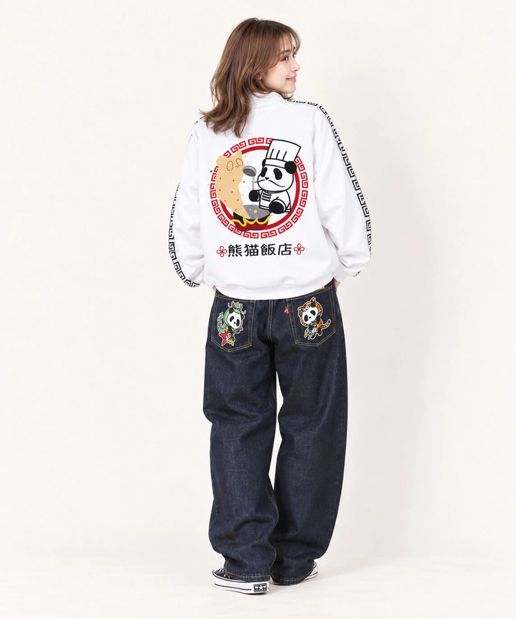 PANDIESTA(パンディエスタ) |SB PANDIESTA 熊猫飯店 パラパラパンダ チャーハン トラックジャケット(536103 MENS/WOMENS）