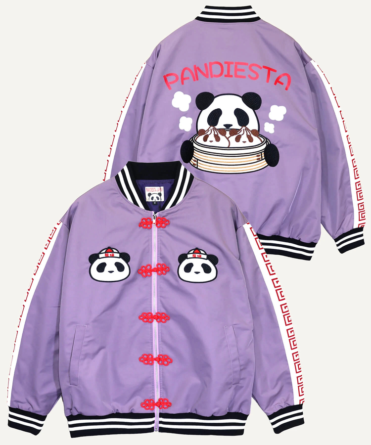 PANDIESTA(パンディエスタ) |SB PANDIESTA 熊猫飯店 小籠包パンダ シャカシャカ シャーリング ブルゾン(536101 MENS/WOMENS）