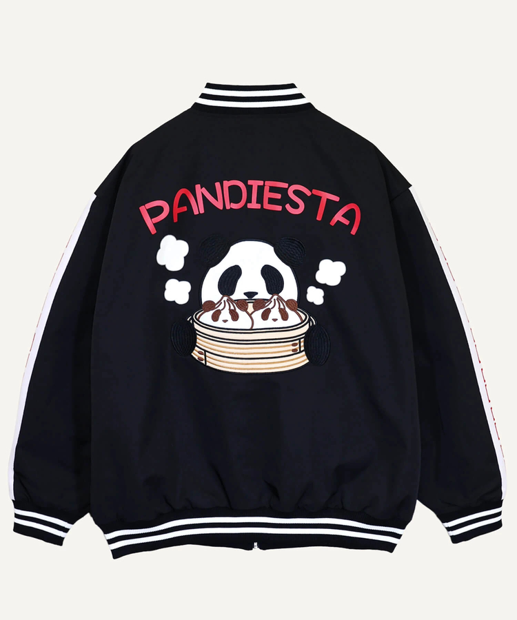 PANDIESTA(パンディエスタ) |SB PANDIESTA 熊猫飯店 小籠包パンダ シャカシャカ シャーリング ブルゾン(536101 MENS/WOMENS）