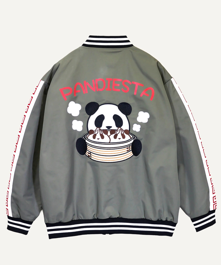 PANDIESTA(パンディエスタ) |SB PANDIESTA 熊猫飯店 小籠包パンダ シャカシャカ シャーリング ブルゾン(536101 MENS/WOMENS）
