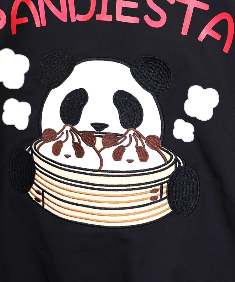 PANDIESTA(パンディエスタ) |SB PANDIESTA 熊猫飯店 小籠包パンダ シャカシャカ シャーリング ブルゾン(536101 MENS/WOMENS）