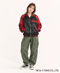 PANDIESTA(パンディエスタ) |SB ゴジラ 錦nishiki 月下桜 ゴジラ リバーシブル スカジャン ブラック(564362 MENS)