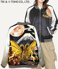 PANDIESTA(パンディエスタ) |SB ゴジラ 錦nishiki 月下富士 キングギドラ リバーシブル スカジャン ブラック(564364 MENS)