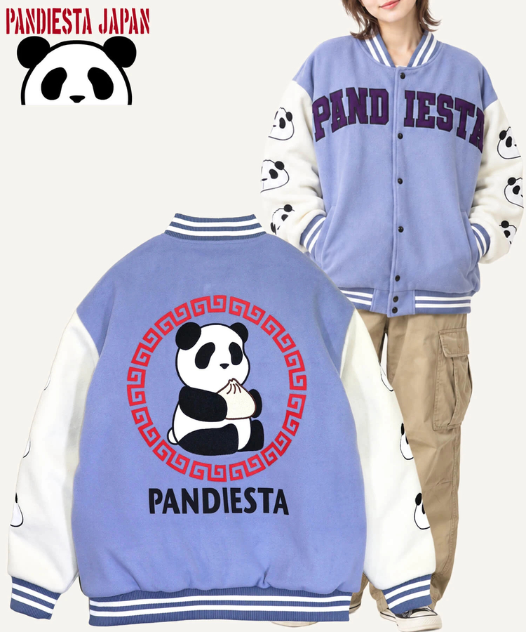 PANDIESTA(パンディエスタ) |SB PANDIESTA 熊猫飯店 ほかほかパンダ 肉まん スタジアム ジャンパー(536100 MENS/WOMENS）