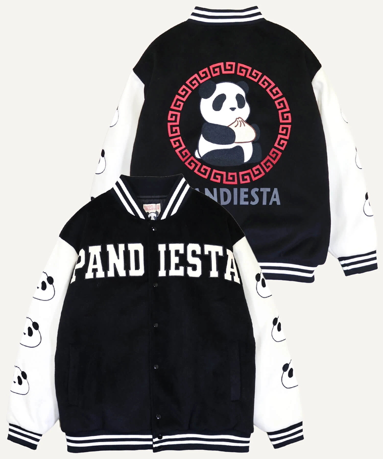 PANDIESTA(パンディエスタ) |SB PANDIESTA 熊猫飯店 ほかほかパンダ 肉まん スタジアム ジャンパー(536100 MENS/WOMENS）